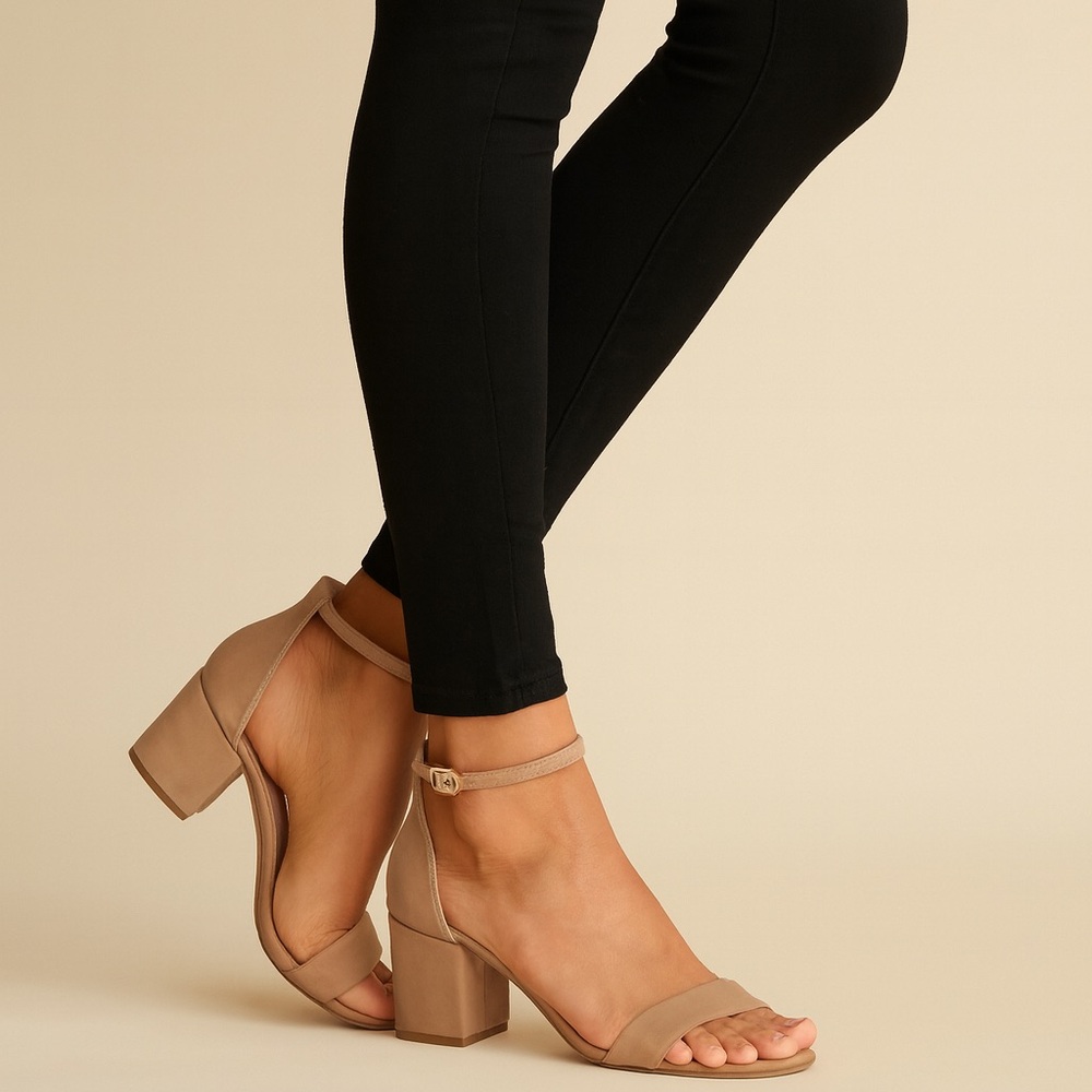 Nude high heels 👡